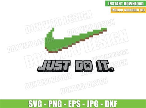 Nike Logo Minecraft Blocks 